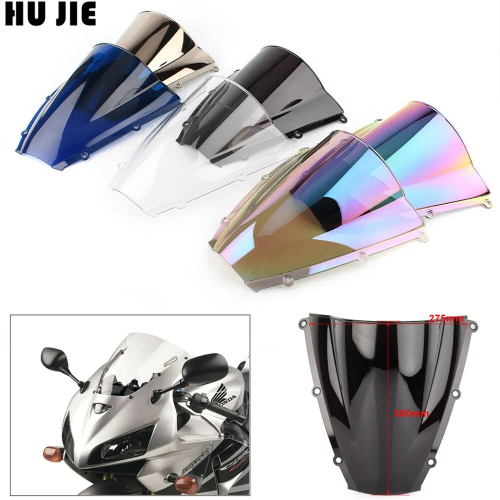 Для Honda CBR600RR CBR 600RR F5 2003 2004 03 04 лобовое стекло мотоцикла двойной пузырь|Козырьки от