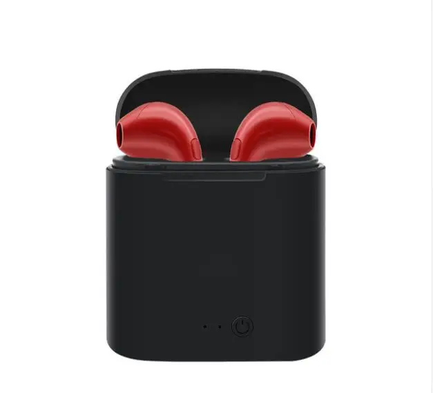 I7s TWS Беспроводная гарнитура Bluetooth мини наушники Bluetooth гарнитура с зарядным устройством для Android, Apple iphone 6X7