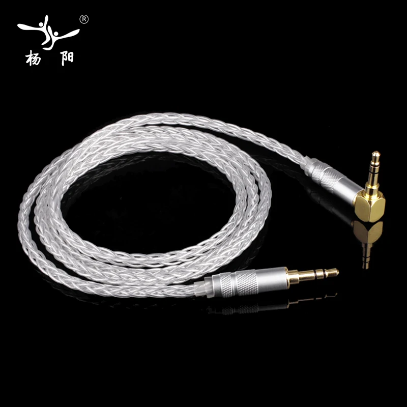 YYAUDIO Y 8 Hifi 3 5 мм AUX кабель высокого качества 7N OCC позолоченный штекер до аудио