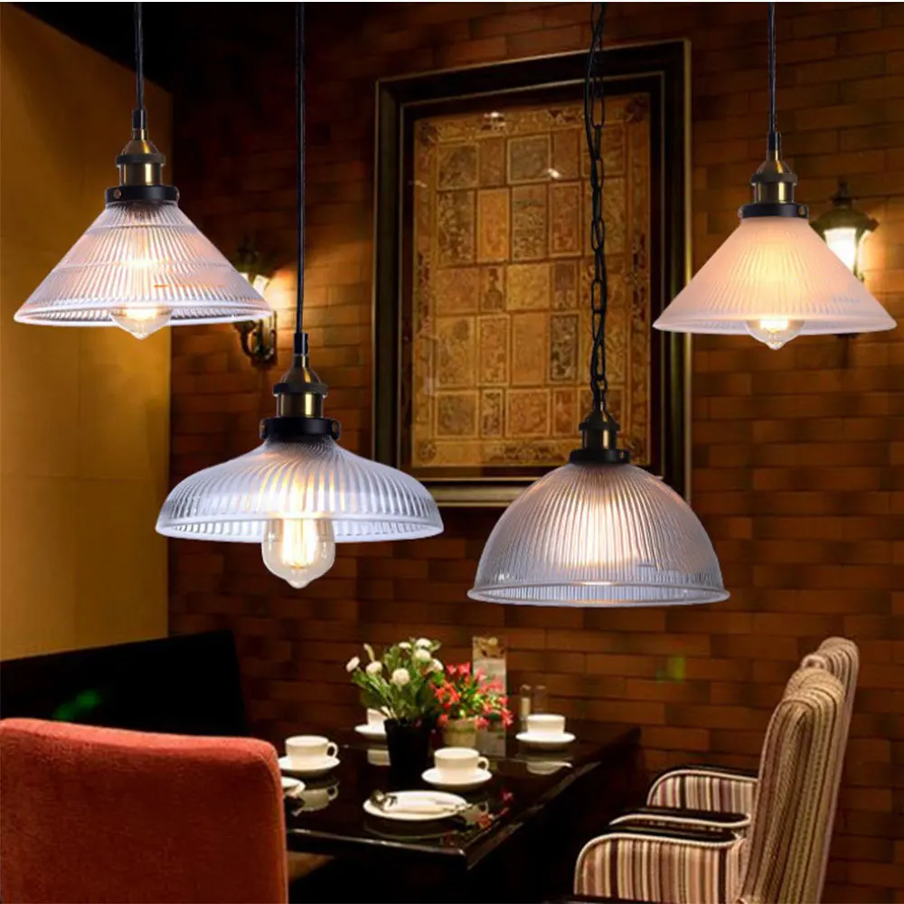 Стеклянный подвесной светильник в скандинавском стиле современный латунный