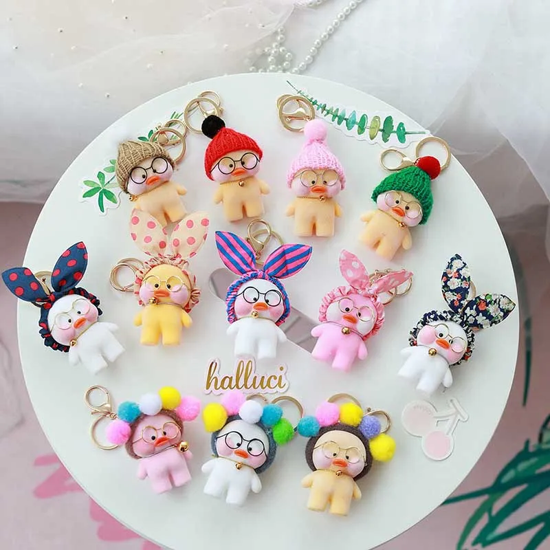 Kawaii LaLafanfan кафе утка плюшевая игрушка милая Желтая Утка Мягкая кукла мягкие