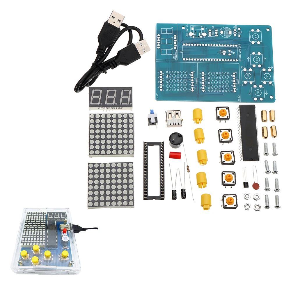 51 SCM чип игровая консоль электронное производство DIY Набор игровой Игровой Дизайн