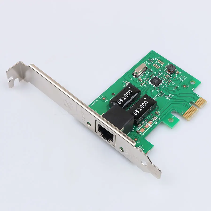 Сетевой контроллер Kebidu PCI Express E карта Гигабитного Ethernet 1000 Base T 10/100/1000 Мбит/с RJ45