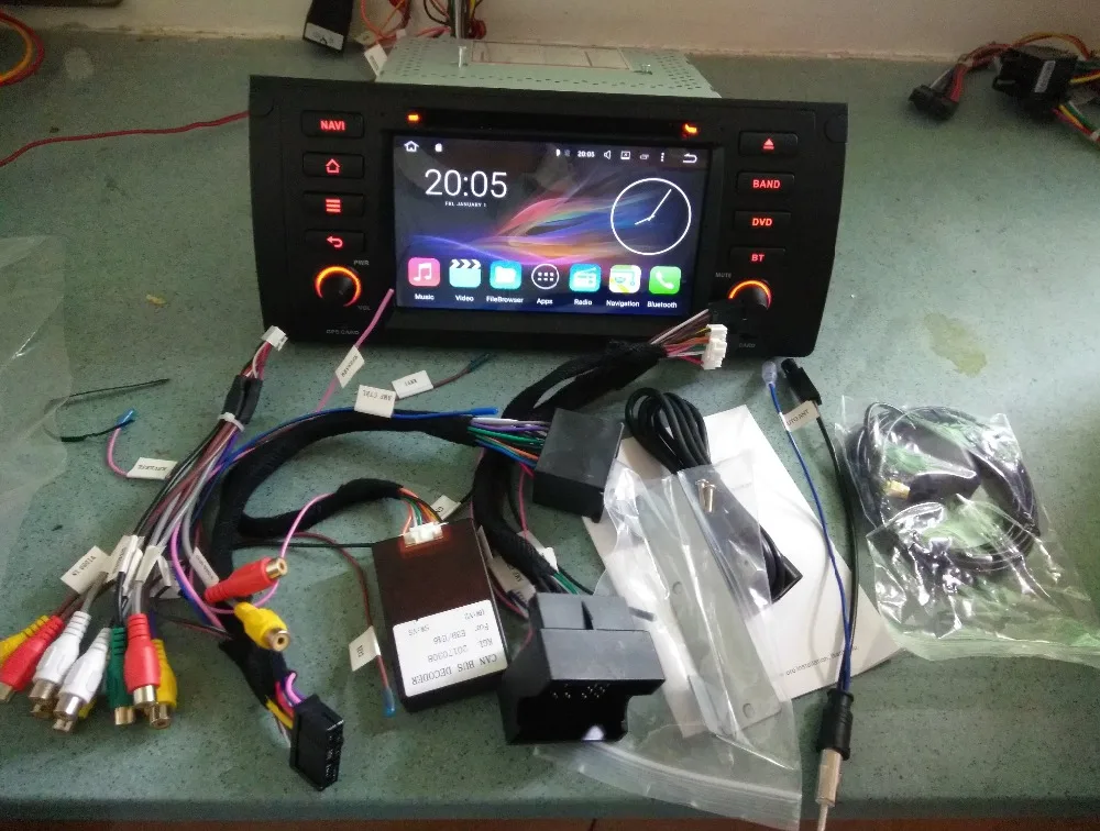 Автомобильный DVD плеер android 8 0 7 1 6 ядер 32 гб радио экран GPS для BMW M5 X5 E53 5 серии E39 E38