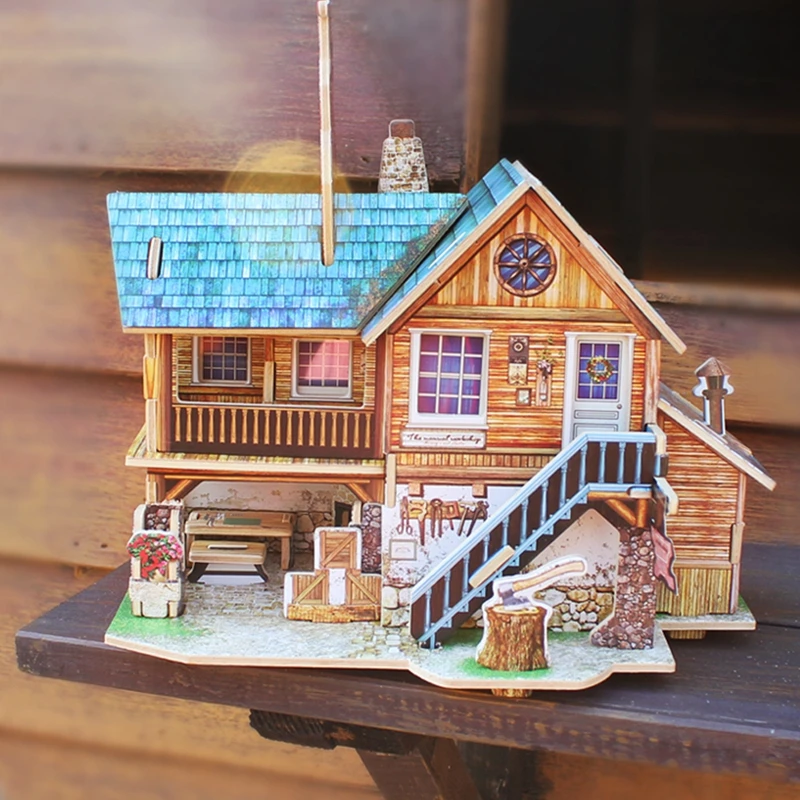 Robud Детский 3D винтажный Американский магазин ремесел игра головоломка