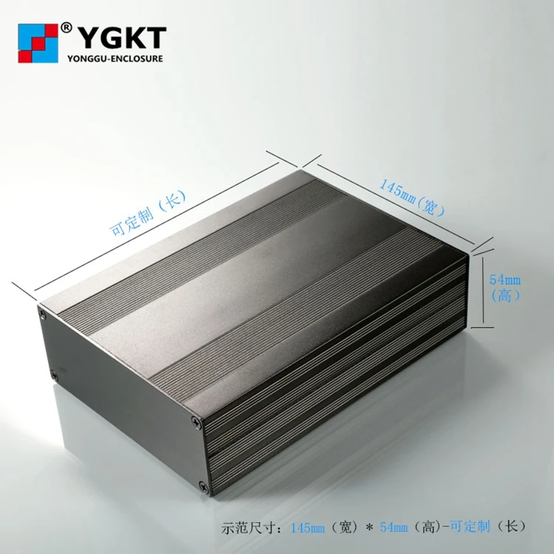 145x54xN мм (W H L) Алюминиевый корпус для проекта электронный инструмента DIY