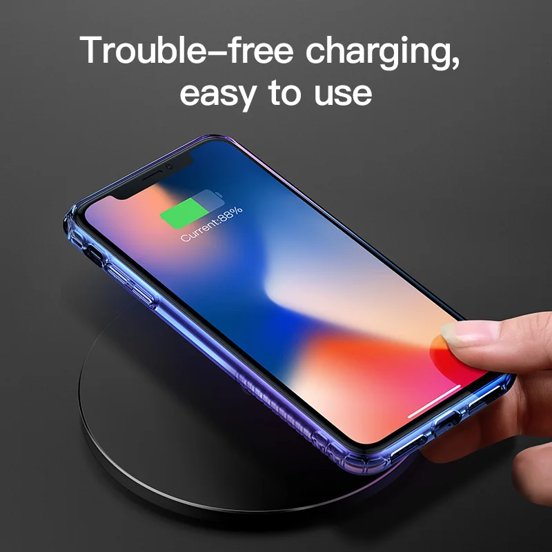 Градиентный телефонный чехол Baseus для iPhone Xs Max, Xr, X, S, R, Xsmax, противоударный мягкий силиконовый чехол-накладка для iPhone X, Max, Fundas