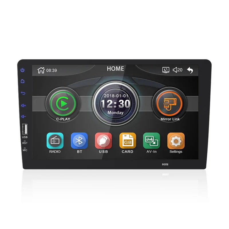 Авторадио для carplay IOS Android FM TF карта bluetooth 9 дюймов сенсорный экран Камера заднего вида вход MP5 зеркальная ссылка