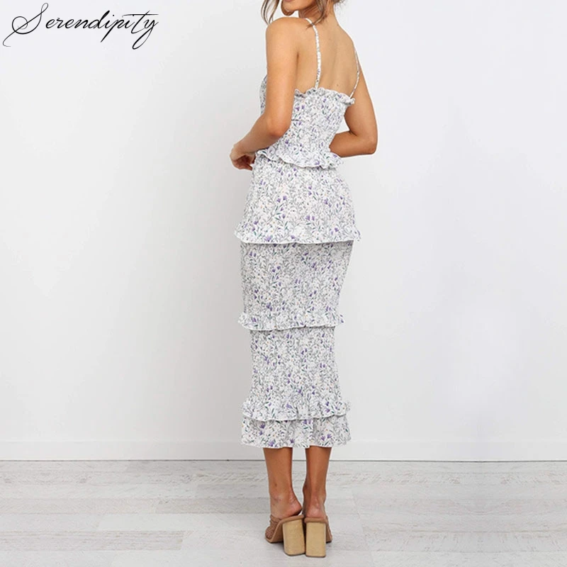 Женский Шифоновый Сарафан без бретелек элегантное многослойное платье с