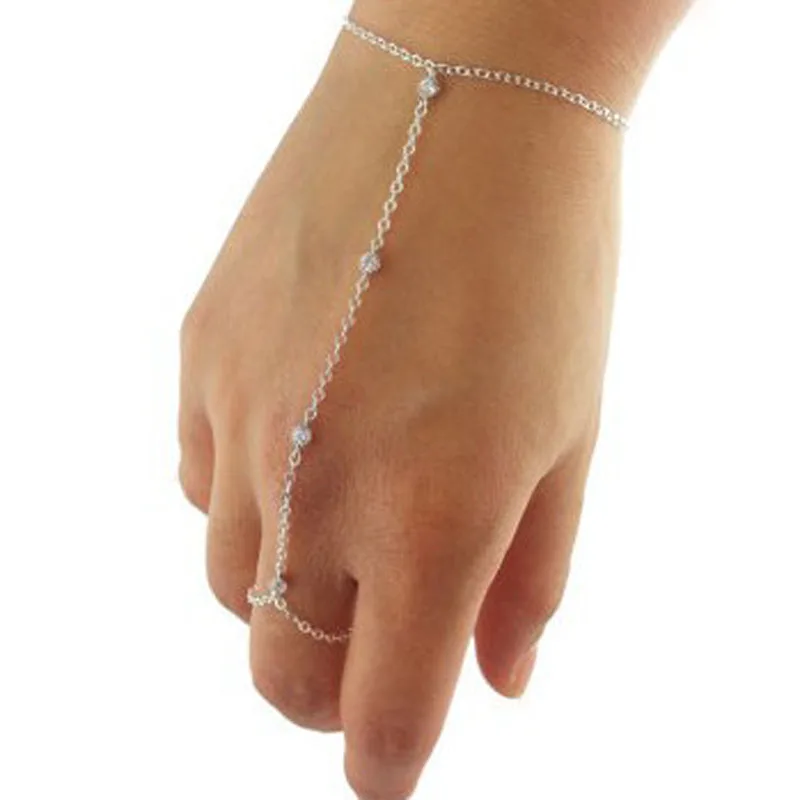 DIY Pulseira rhinestones Beads Charms bracelet Fits Chain European bracelets bangles for women hand chain Pulseras gelang | Украшения и