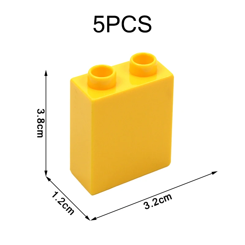 Haiyico Duplo 2 отверстия Высокие кирпичи 2x4 блоки классический набор образование