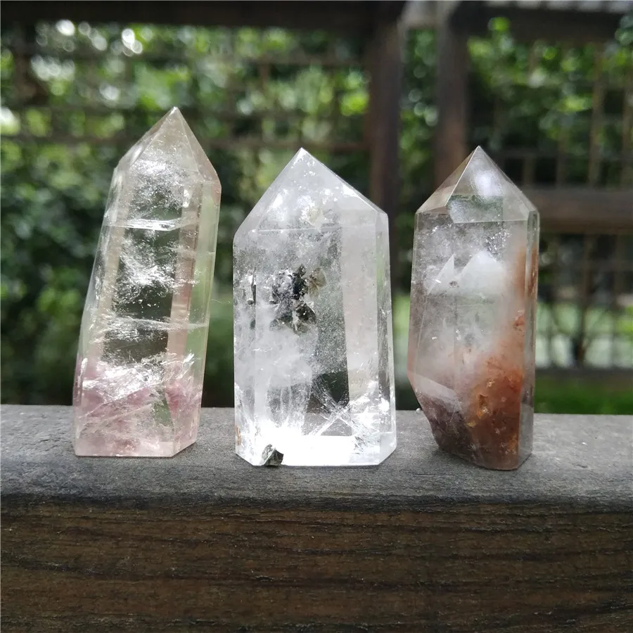 3 шт фантомные кристаллические палочки Ghost кварцевые точки сада Lodalite Scenic