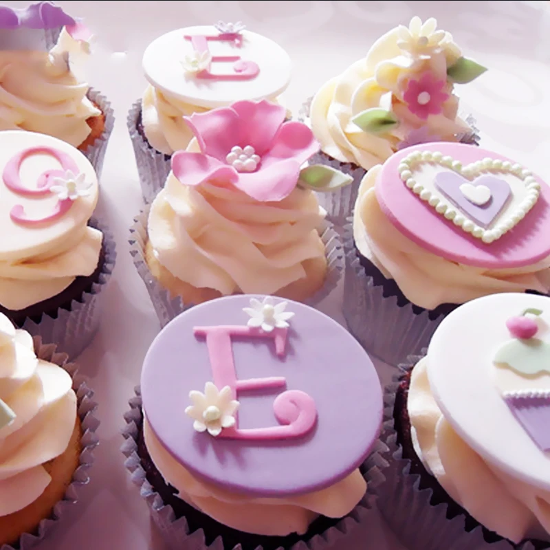 Популярные русскими буквами DIY Fondant(сахарная) Формы для выпечки Десерт эмбоссер сахара Кухня аксессуары формы для выпечки торта Декор 4 шт./компл. алфавит