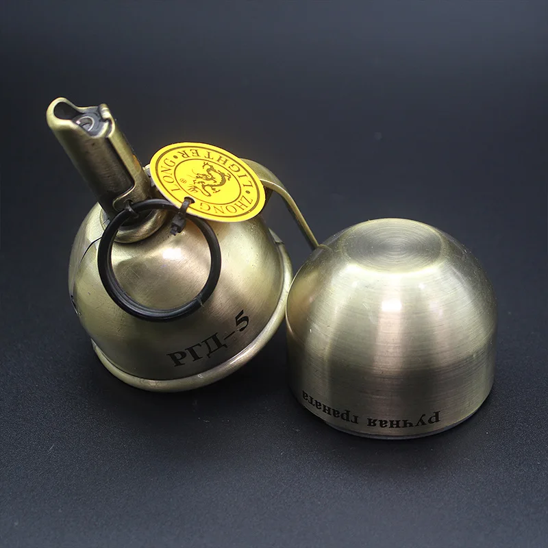 Мини надувная зажигалка и пепельница латунная Зажигалка портативная ручная