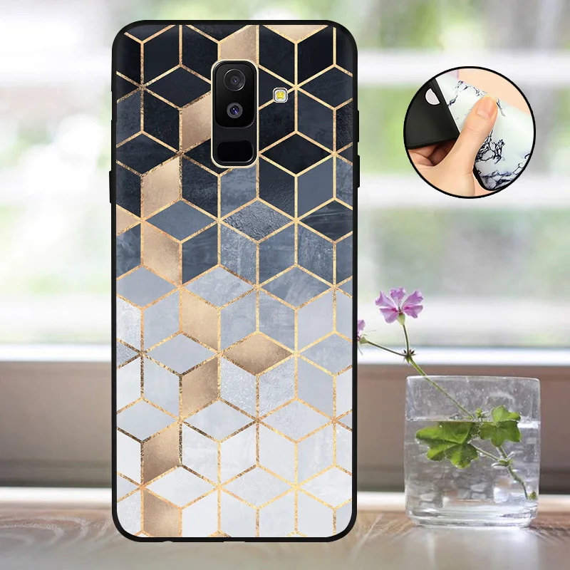 Мягкий A600 A605F чехол для Funda samsung A6 чехол силиконовый матовый задний Чехол для Capas samsung Galaxy A6 Plus чехол бампер - Цвет: LFT