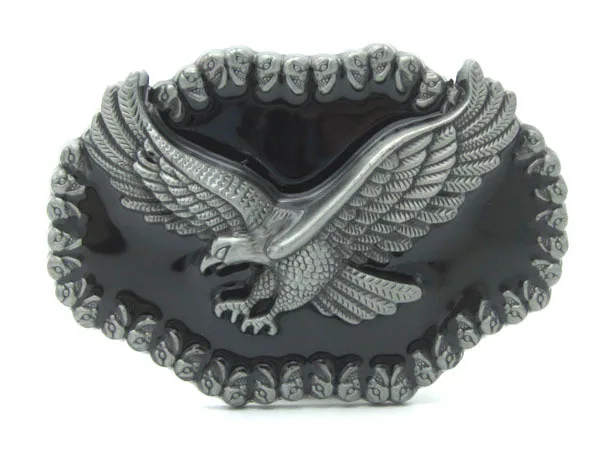 Летающий орел байкерские черепа вокруг орла пряжка ремня|belt buckle|eagle belt bucklebuckles