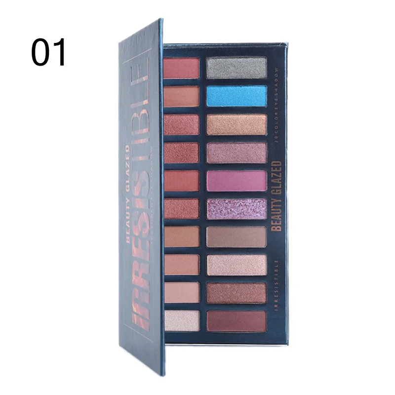 20 видов цветов Красота глазурованные тени для век Палитра Макияж пудра