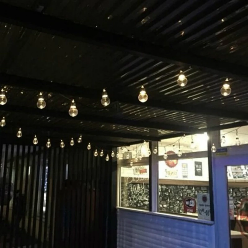 Новинка 20 светодиодный G45 Глобус подключаемый гирлянда вечерние Шаровые