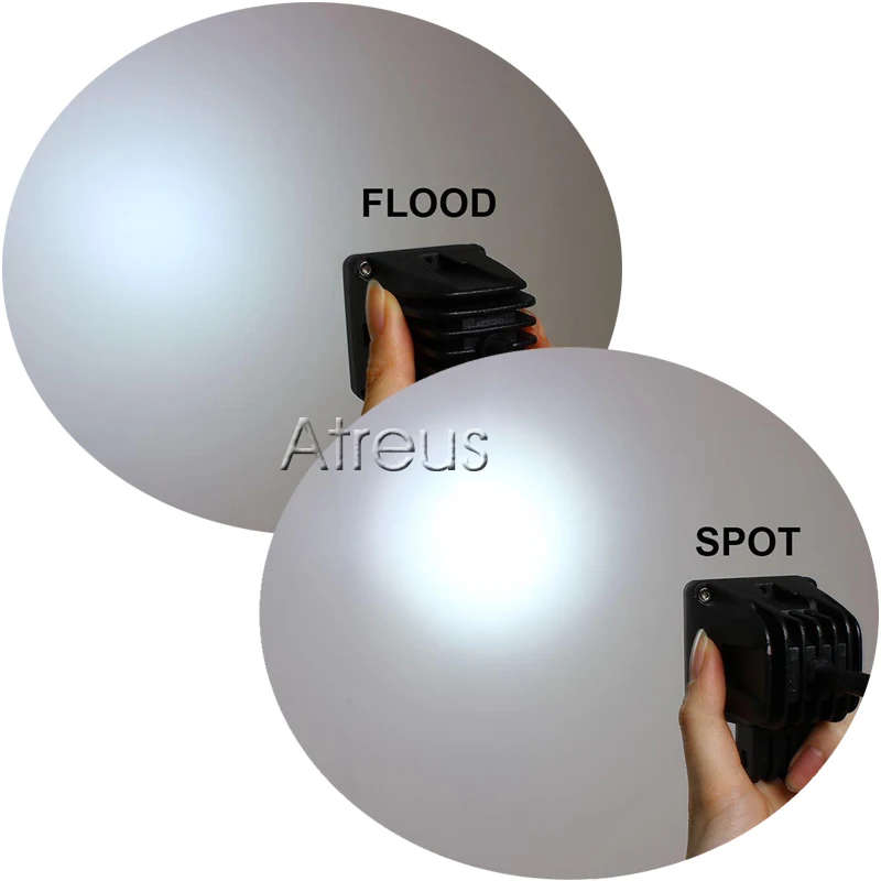 10 шт. 2 дюймов Вт Автомобильный светодиодный рабочий светильник 12V 24V Квадрат LED