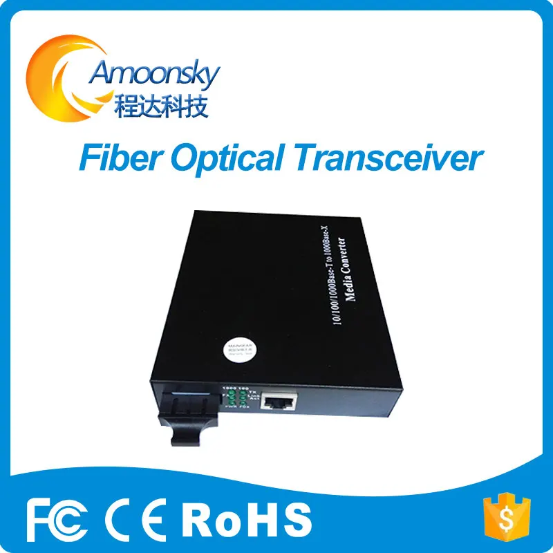 Linsn SC801 SC Simplex Mode волоконно оптический RJ45 Интернет медиа конвертер Netlink трансивер 20