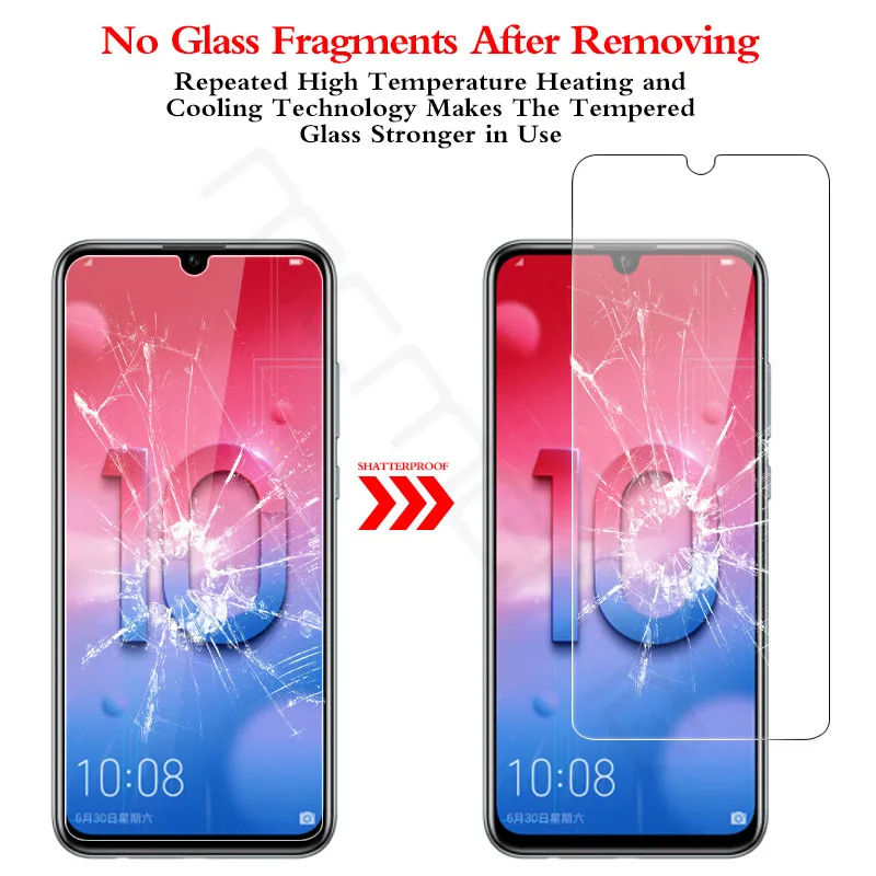 Huawei P Smart 2019 Enjoy 7S honor 10 lite Psamrt закаленное стекло 2.5D тонкая защитная пленка