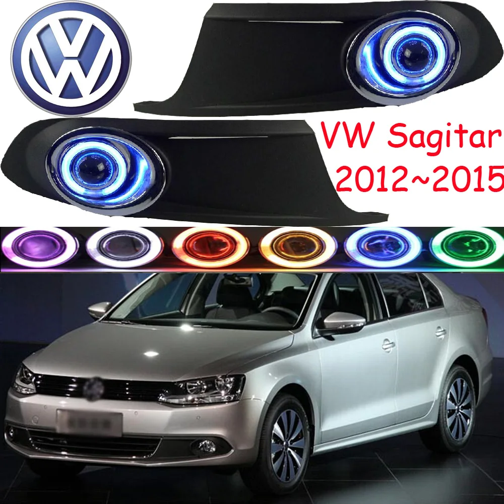 1 компл. Автомобильный бампер головной свет для MK6Jetta sagitar противотуманная фара 2012