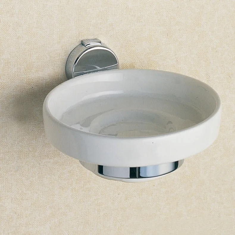 soap dish Аксессуары для ванной комнаты, диспенсер для жидкого мыла, настенный держатель для полотенец, крючок для халата, туалетная щетка, держатель для бумажных тарелок, стеклянная полка - Цвет: soap dish