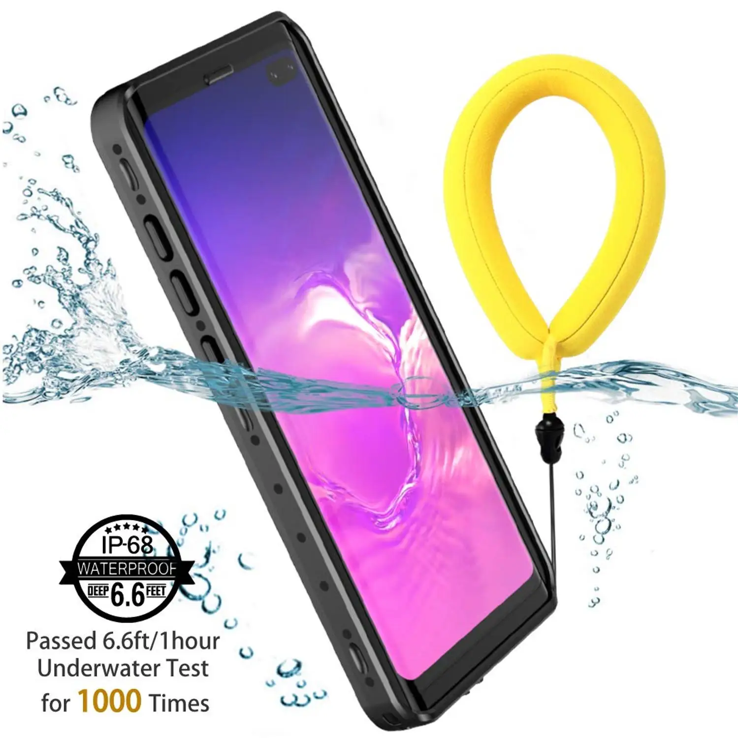 Для Galaxy S10 Plus водонепроницаемый чехол встроенный экран защита всего тела с