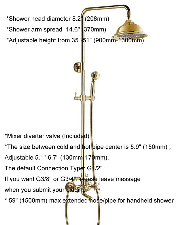 Роскошный полированный золотой Латунный двойной кран с перекрестными ручками