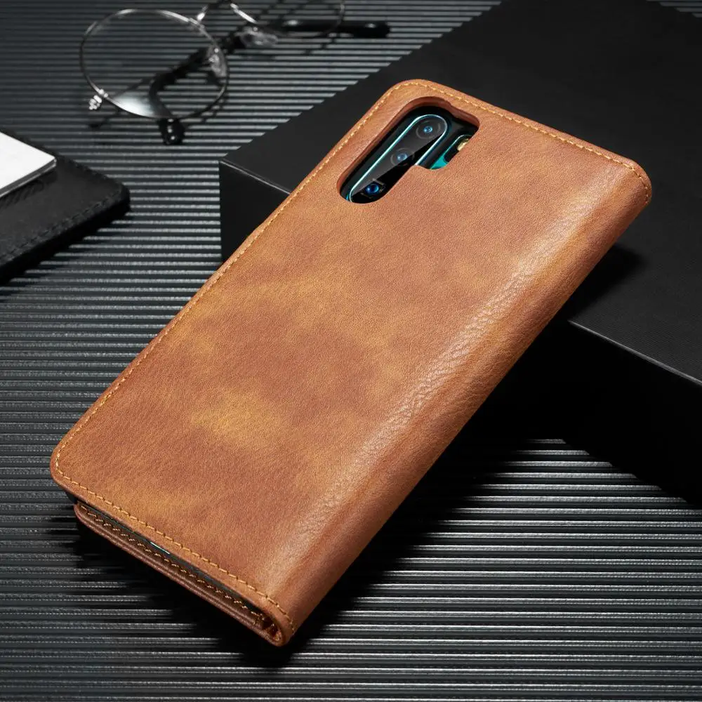 Для Huawei P30 Pro P20 Lite винтажный откидной Магнитный чехол для Mate 20 10 кожаный съемный