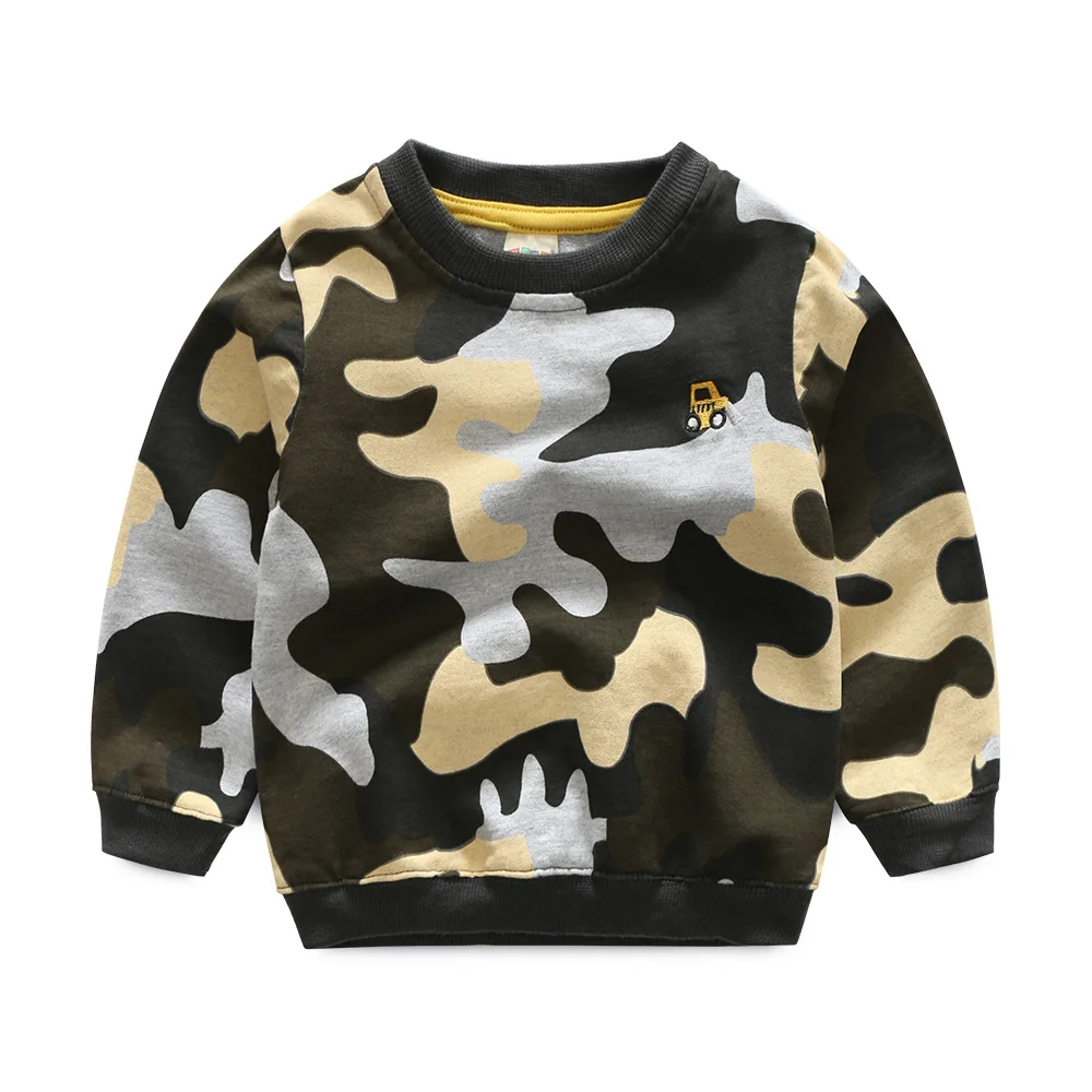 

Kids camouflage hoodies sweatshirts boys girls fashion cotton active Sweater Pullovers baby Toddler T-shirts Children clothes