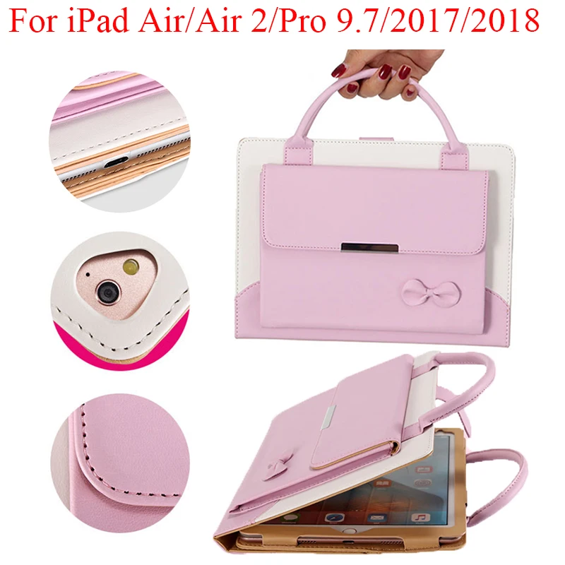 Модная универсальная дамская сумочка для iPad 9 7 2018 2017 чехол из искусственной кожи