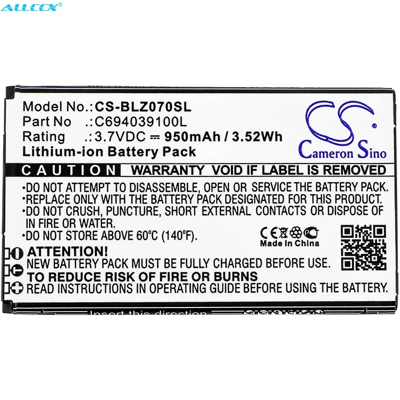 Аккумулятор Cameron Sino C694039100I C694039100L для BLU Z070 Z070U Zoey 950 3G 2 4 мАч|Аккумуляторы мобильных