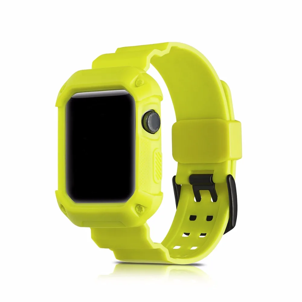 URVOI ремешок для apple watch series 2 1 полный Чехол Ремешок iWatch PC летний красочный