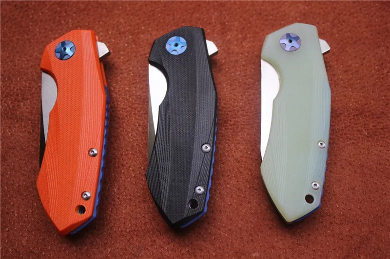 Высокое качество MIKER ZT0456 складной нож, лезвие: D2(пятно), ручка Jade G10, Открытый Кемпинг Охота ручной EDC инструменты