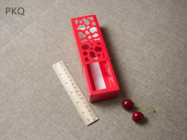 10pcs New Arrival Macaron Box Hollow Paper Gift Box Small Nougat/Chocolate Packaging Box Wedding Party Favor Candy Box 2 sizes