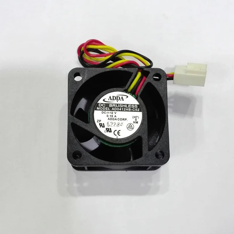 ADDA AD0412HB C52 40*40*20 мм 4 см 40 DC 12V 0.15A 3 Провода Сервер площадь Вентилятор