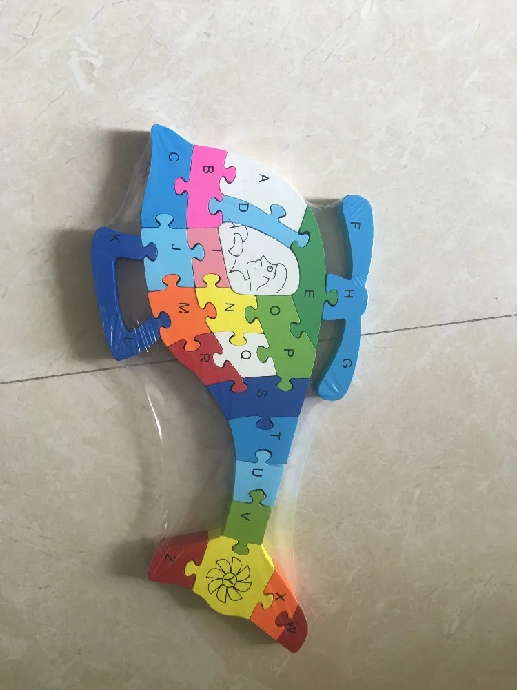 3D игра-головоломка игрушка один шт фигура с буквами познание раннее образование |