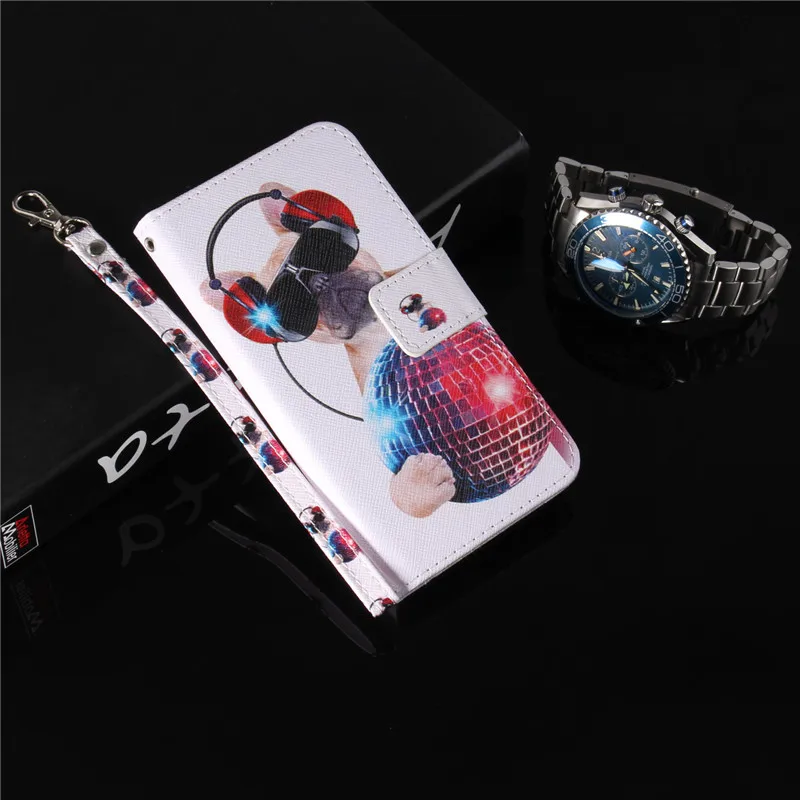 6 Флип-кожаный чехол для Fundas huawei Honor 7A Pro, чехол для coque huawei Y6 Prime, чехол-кошелек с изображением собаки совы, чехол-подставка, чехол для телефона - Цвет: 6
