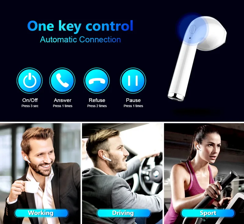 Bluetooth наушники для iPhone XS Max X телефон мини Близнецы наушники беспроводные наушники гарнитура наушники вкладыши