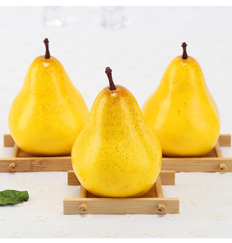 Имитация фрукт из пенопласта модель груши Украшение DIY пластик искусственные фрукты для домашнего сада декор аксессуары реквизит для фотографии