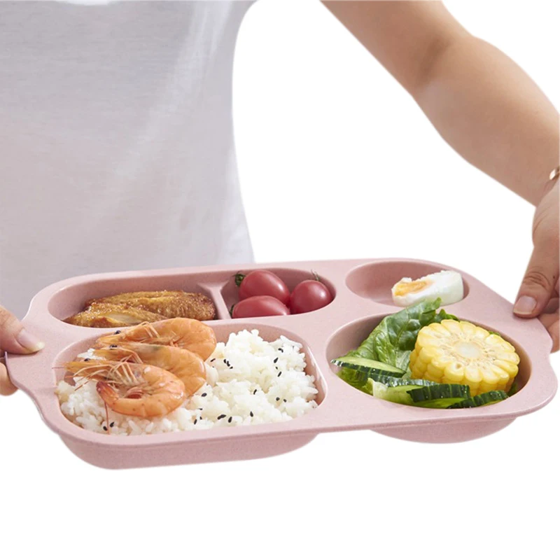 Еда Класс пшеницы Коробки для обедов детей многофункциональный Bento box