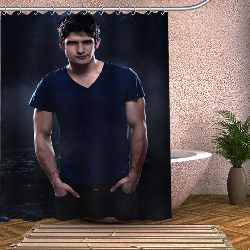 Teen Wolf Shower Curtain Eco-friendly Modern Fabric polyester Custom Bath Curtains Home Decor | Дом и сад