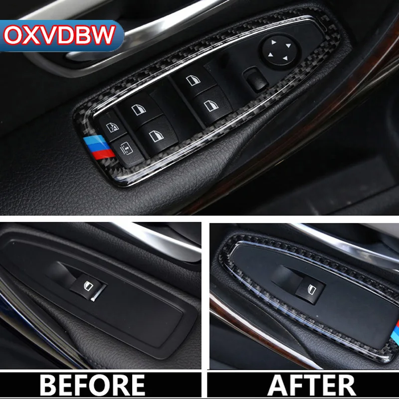 Для BMW F20 F21 F30 F34 углеродного волокна стеклоподъемник Управление оконной рамы