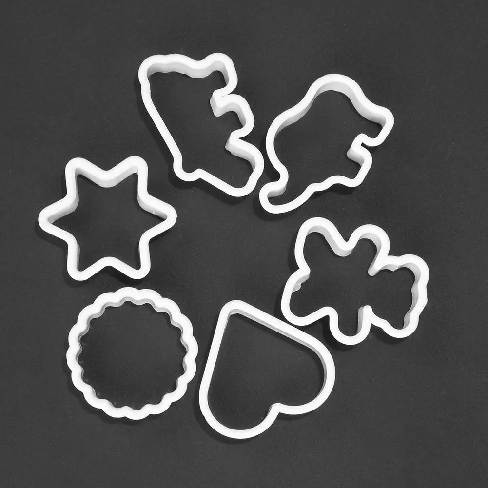6 шт. в форме животных пластиковые резаки для печенья инструмент кондитерской