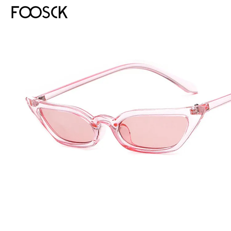 C6Pink FOOSCK женские роскошные брендовые дизайнерские Винтажные Солнцезащитные очки, женские ретро очки OvalShape Oculos De Sol Feminino - Цвет линз: C6Pink