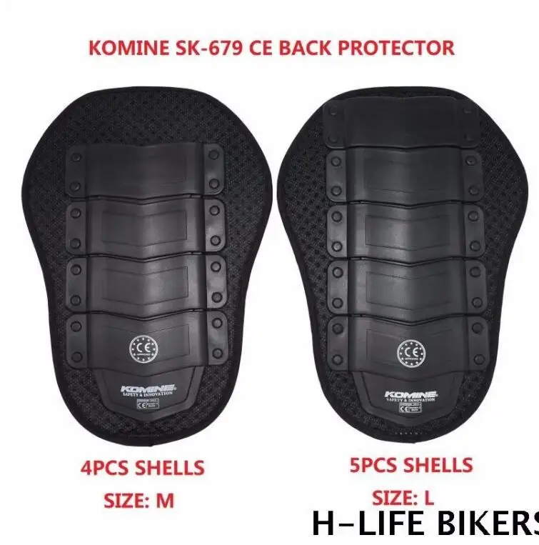 Komine SK-679 CE защита для спины мотоциклетный гоночный костюм прокалывающаяся
