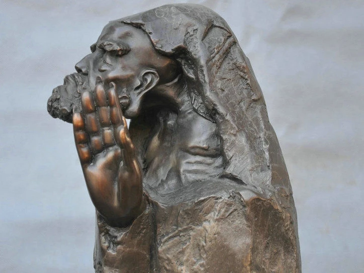 Красивое художественное украшение Bodhidharma Dharma Guru Saint Monk абстрактная статуя | Дом и