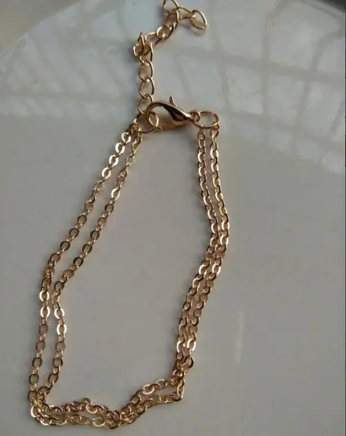 Мужской и Женский двухслойный браслет цепочка из сплава S 95 вечерние|bracelet