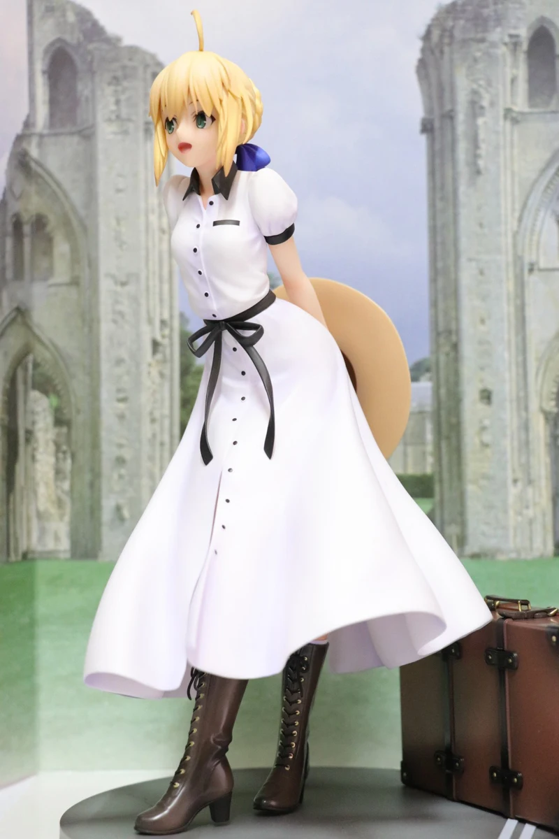 Ночная статуя Fate State Saber Alter Arutoria Pendoragon британский стиль путешествий милые фигурки